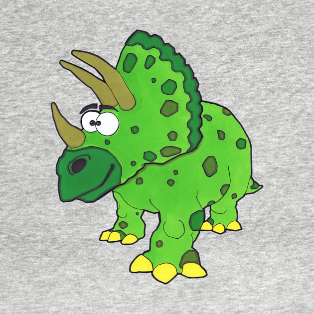 Timothy theTriceratops (Dinosaur No2) by SpencerHart